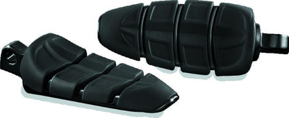 Kuryakyn Kinetic Peg with Male Mount Adapter in Gloss Black – Versatile Powersports Foot Pegs