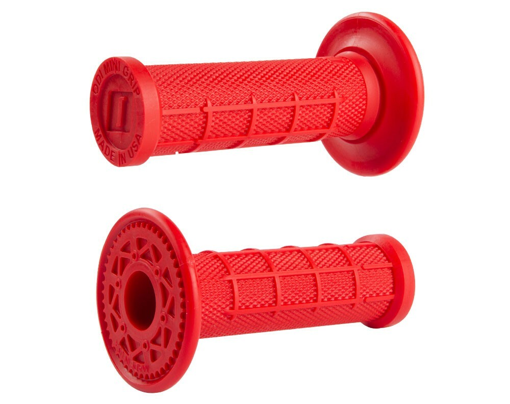 ODI Micro X Half Waffle Universal Red Handlebar Grip Set - Model H21MXR
