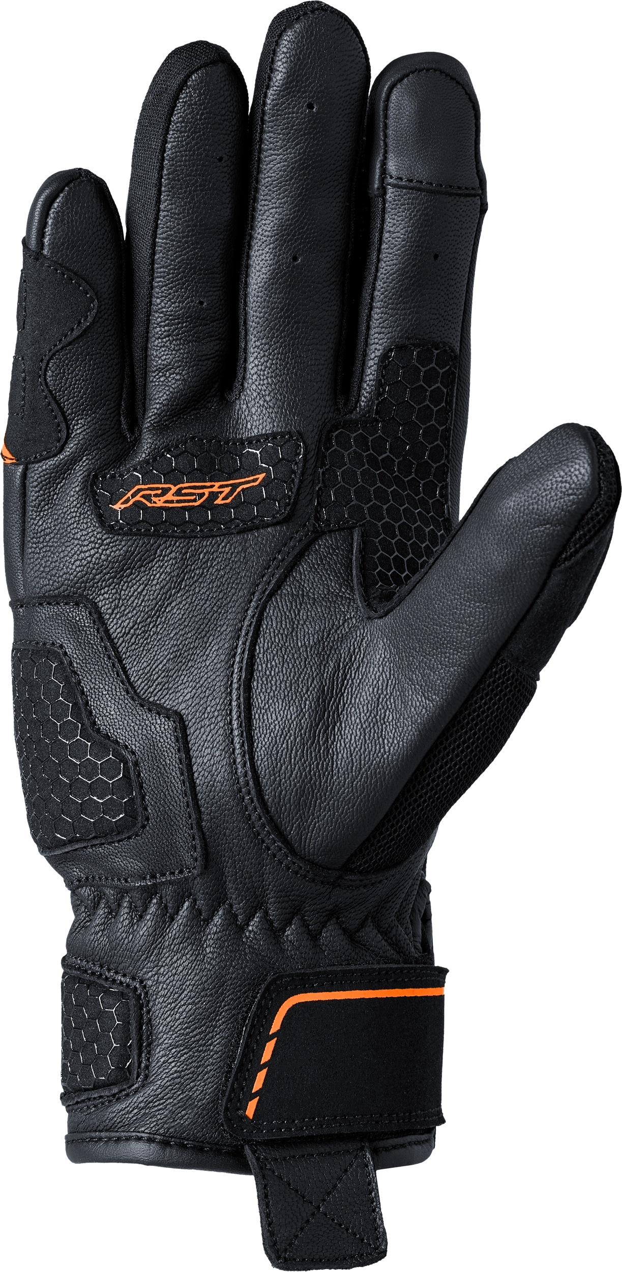 RST S1 Mesh CE Glove Black and Neon Orange Small