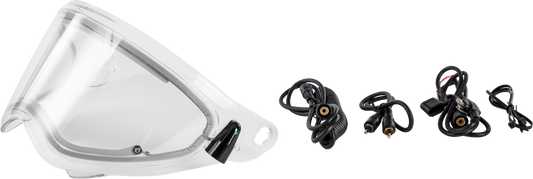 Fly Racing Trekker Helmet Electric Shield Clear with Cord Kit - F73-88550