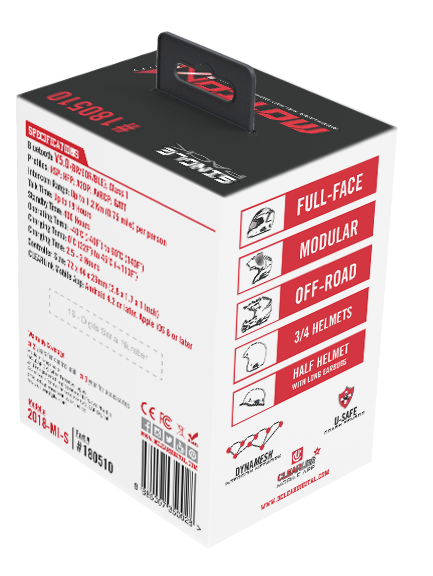 Uclear Motion Infinity Single by UCLEAR – Advanced Motorcycle Helmet Communications System with 1.2 Km Range