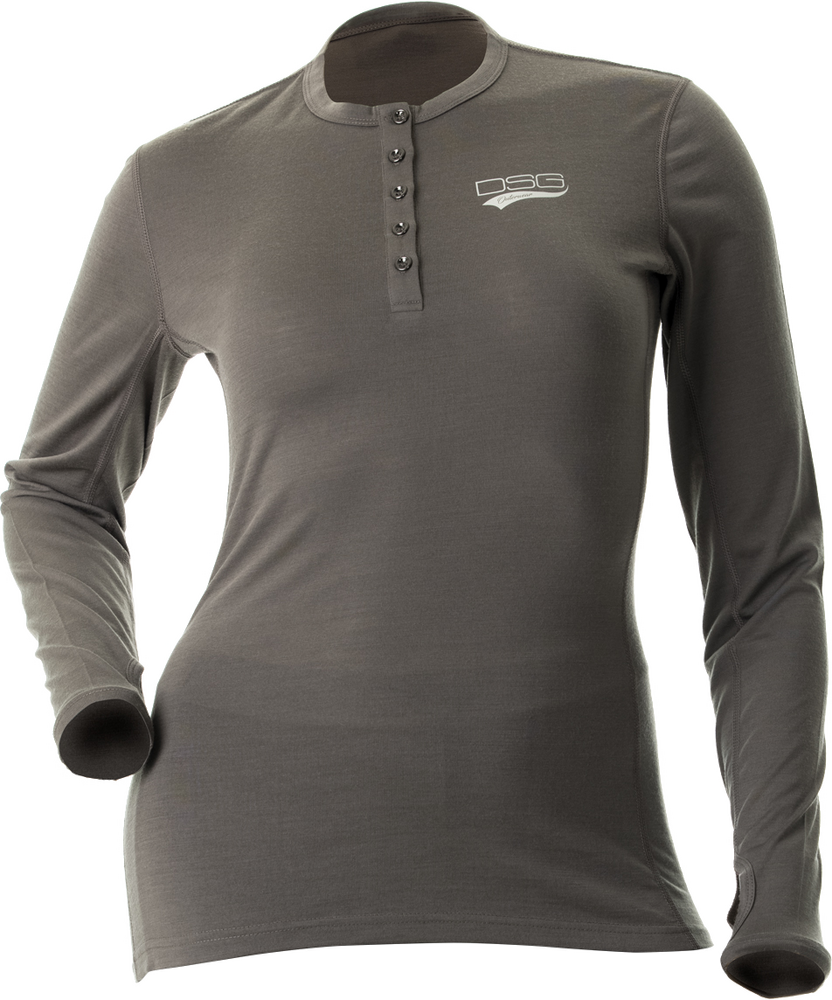 Merino Wool Base Layer Shirt Grey