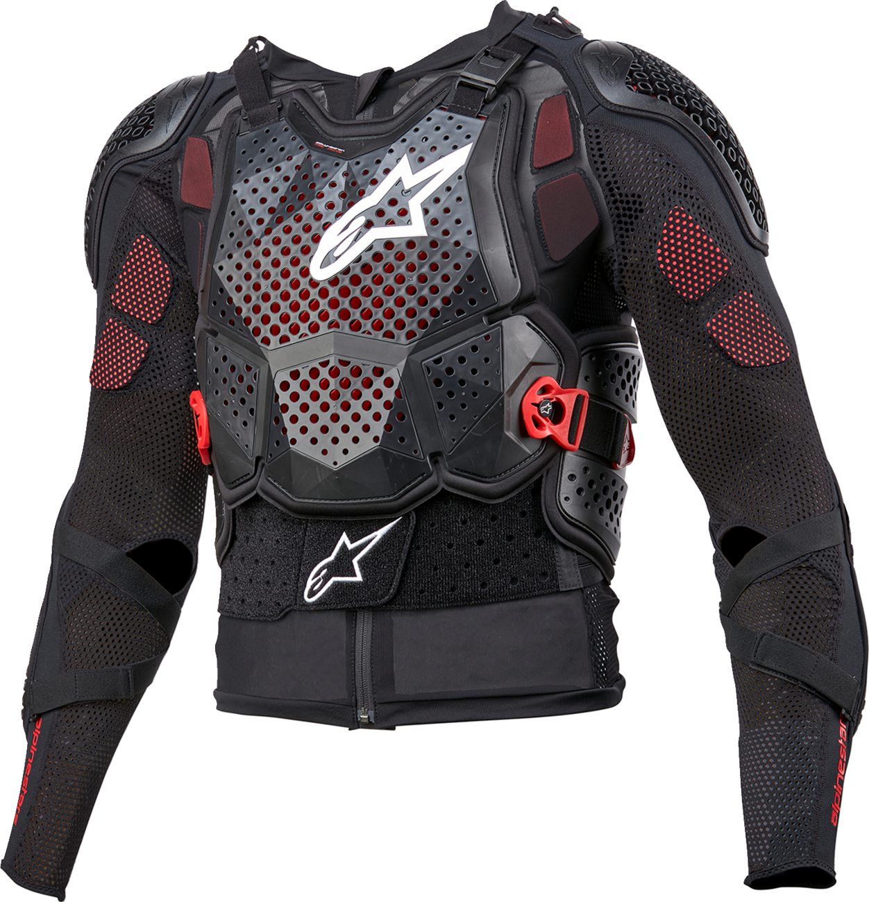 Alpinestars Bionic Tech v3 Jacket - Black/White/Red Medium (Part #6506524-123-M)