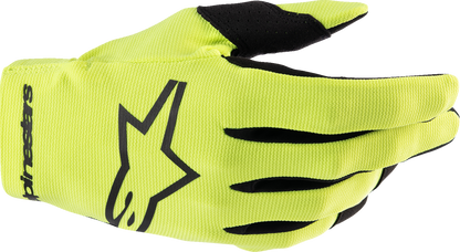 Alpinestars Radar Gloves - Fluo Yellow/Black, Small 3561824-551-S
