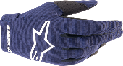 Alpinestars Radar Gloves - Night Navy and White, Large (Part Number 3561824-7120-L)