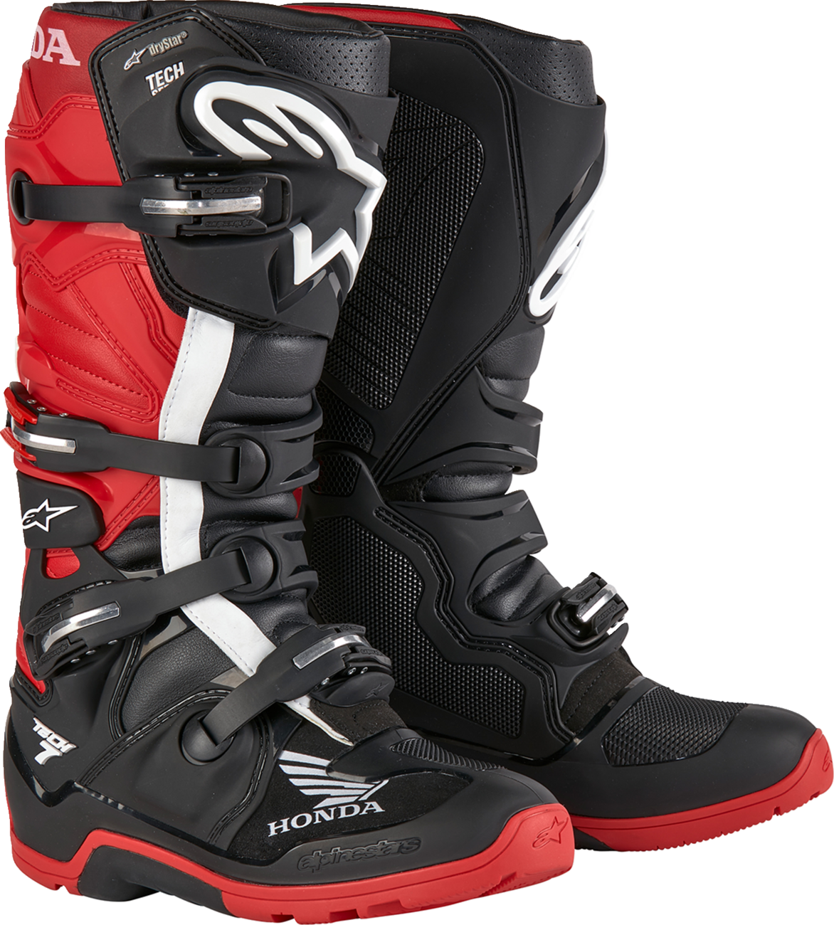 Alpinestars Tech 7 Enduro Drystar® Boots - Black/Red, US 8 / EU 42
