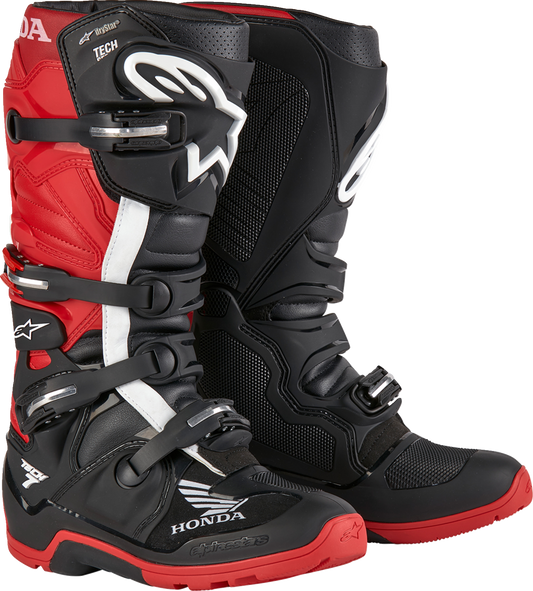 Alpinestars Tech 7 Enduro Drystar® Boots - Black/Red US 11 / EU 45.5 - Part 2012723-1303-11