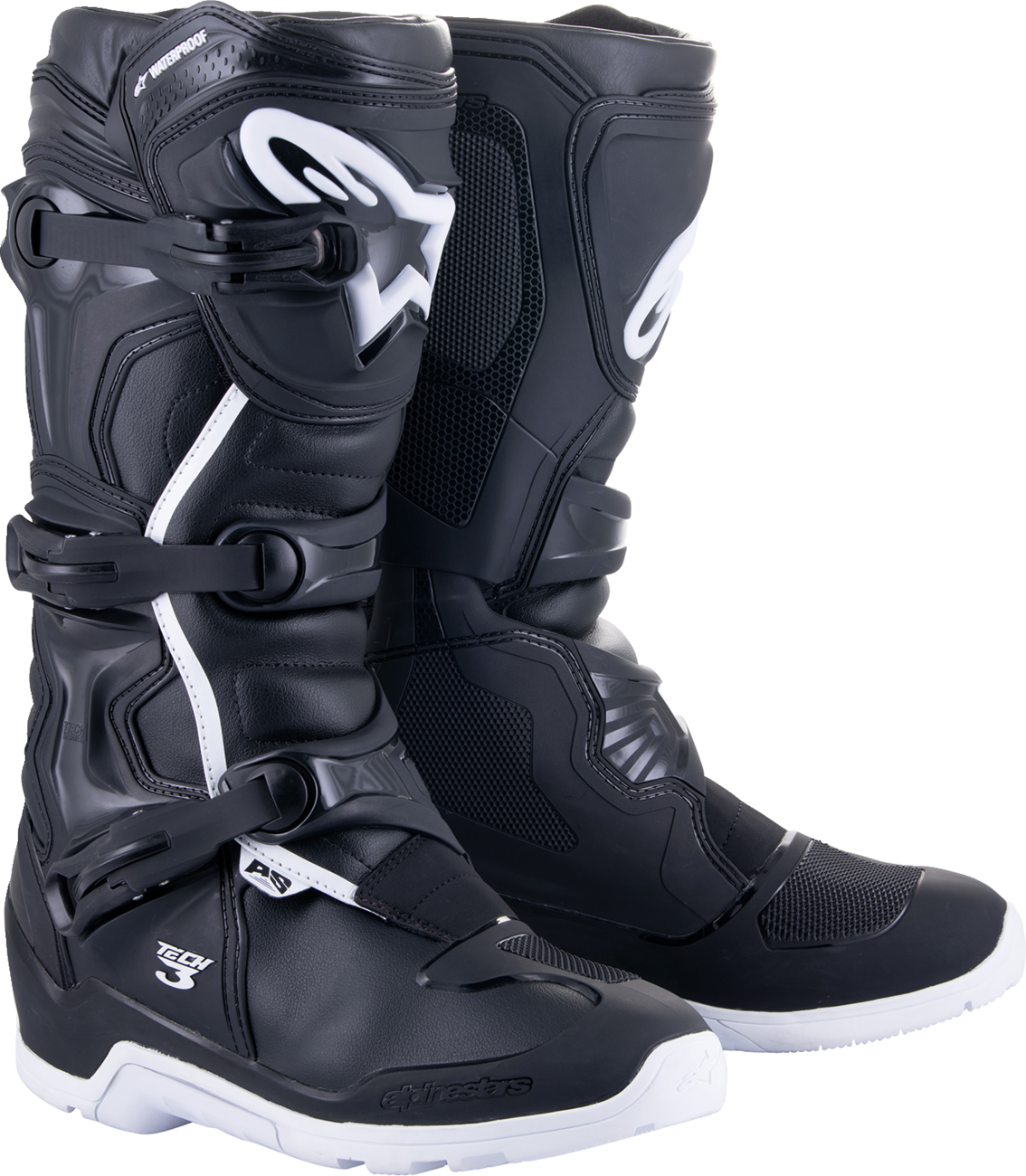 Alpinestars Tech 3 Enduro Waterproof Boots Black/White US 11 / EU 45.5 - Model 2013324-12-11