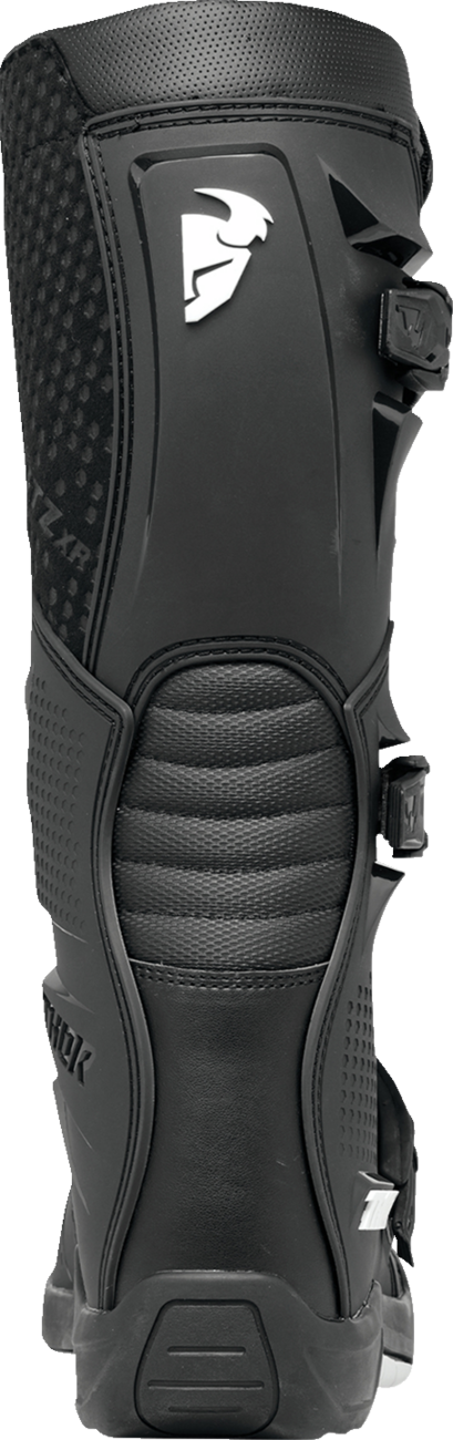 THOR Blitz XR Boots - Black/White US 14 - Durable Motorcycle Riding Gear, Part 3410-3080