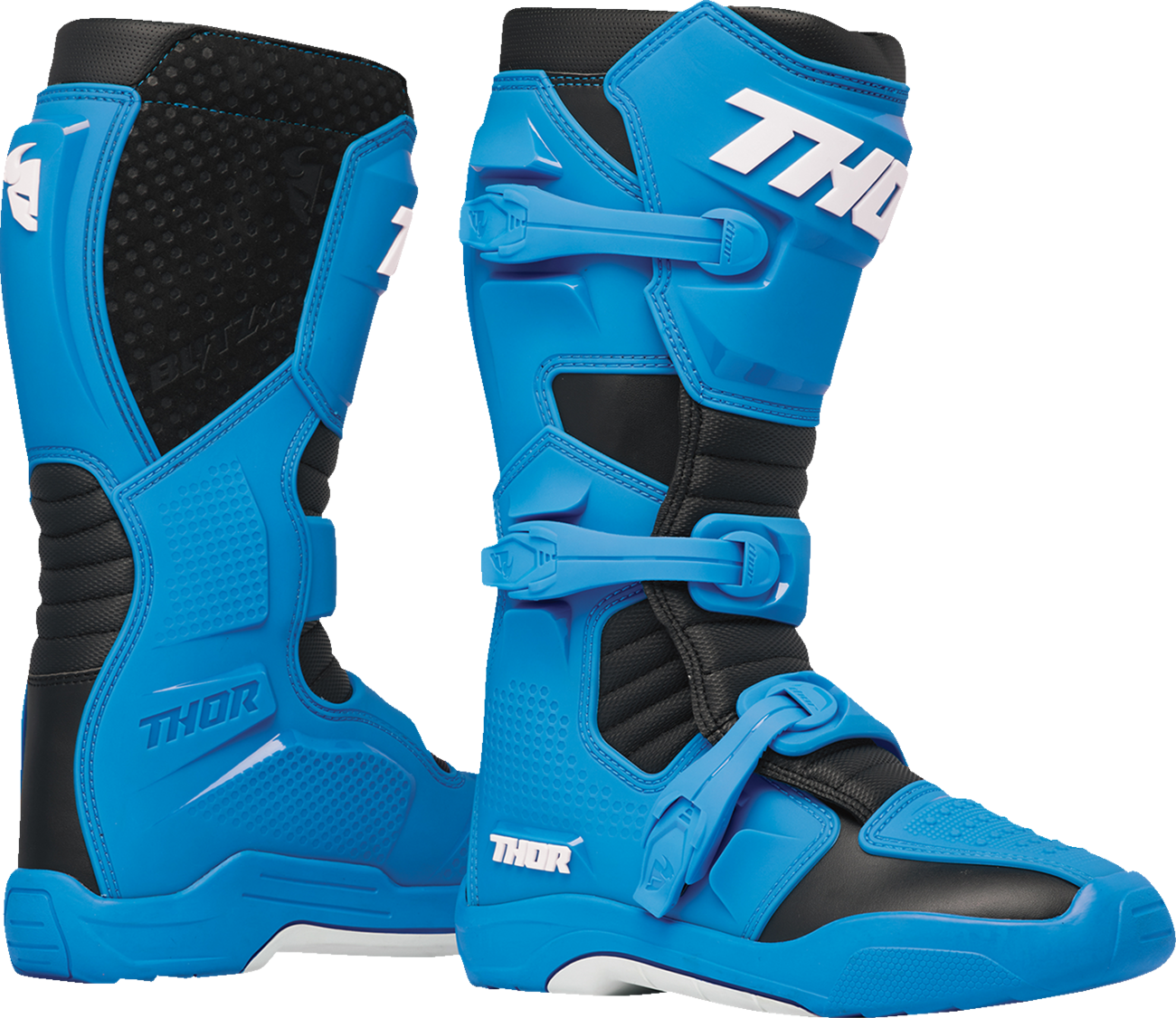 THOR Blitz XR Boots - Blue/Black US Size 12 | Durable Motorcycle Riding Gear
