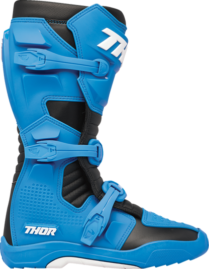 THOR Blitz XR Boots - Blue/Black US Size 12 | Durable Motorcycle Riding Gear