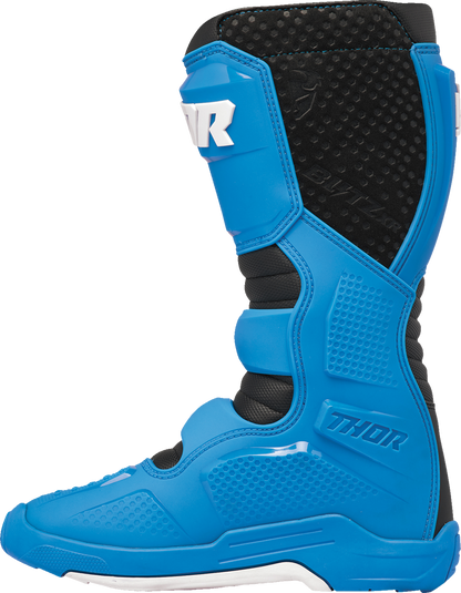THOR Blitz XR Boots - Blue/Black US Size 12 | Durable Motorcycle Riding Gear
