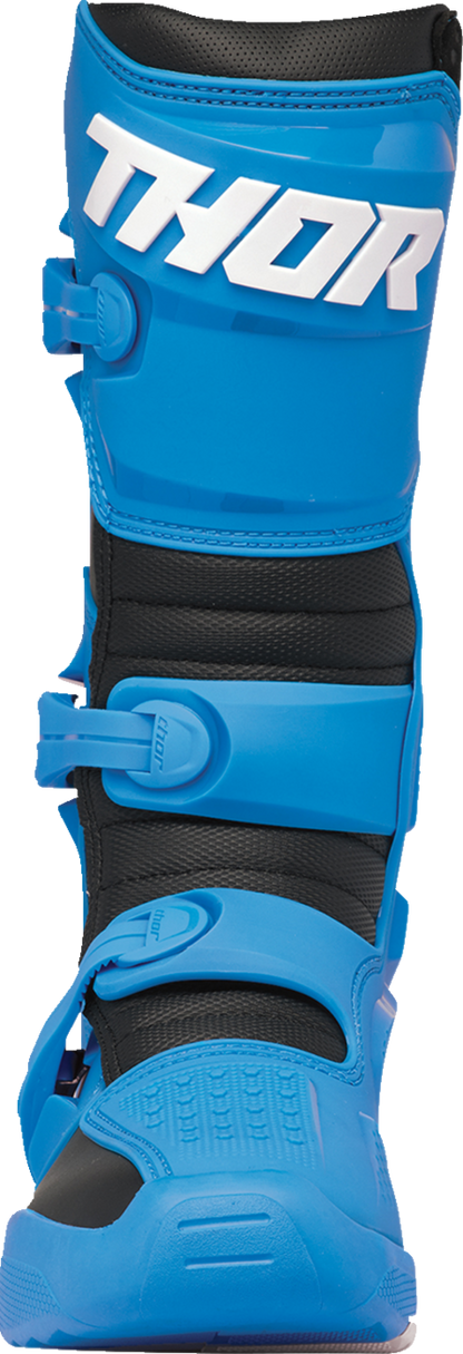 THOR Blitz XR Boots - Blue/Black US Size 12 | Durable Motorcycle Riding Gear