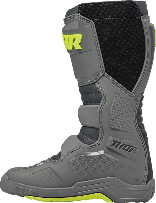 THOR Blitz XR Boots - Gray/Charcoal US Size 11 - Part No. 3410-3095