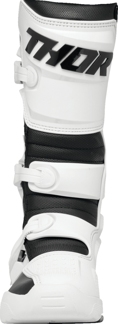 THOR Blitz XR Boots - White/Black US 14 by THOR, Part Number 3410-3107