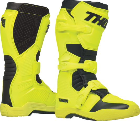 THOR Blitz XR Boots - Acid/Black US 12 | Durable Motorcycle Riding Gear