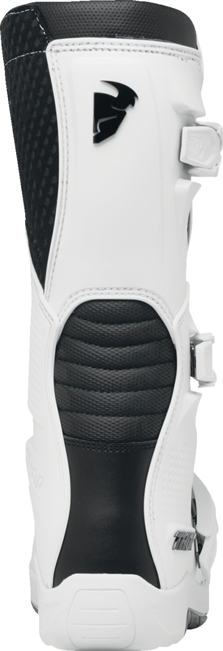 THOR Women's Blitz XR Boots - White/Black US 10 - Durable Motorcycle Riding Gear