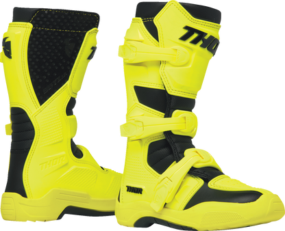 THOR Youth Blitz XR Boots - Acid/Black US 6 (Part Number 3411-0764)