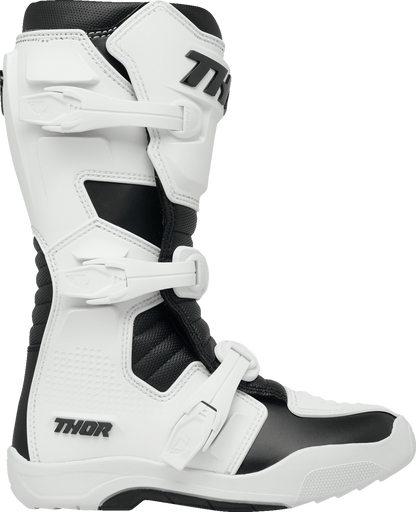 THOR Women's Blitz XR Boots - White/Black US 10 - Durable Motorcycle Riding Gear