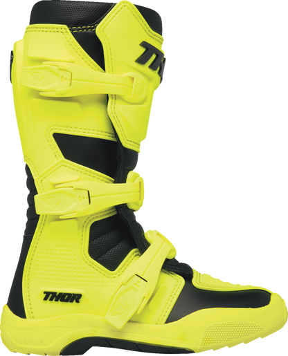 THOR Youth Blitz XR Boots - Acid/Black US 6 (Part Number 3411-0764)