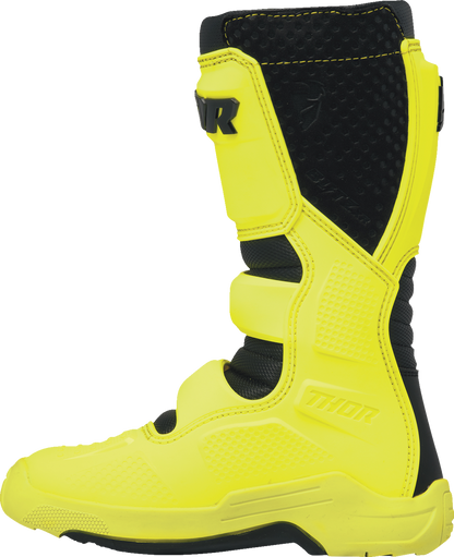 THOR Youth Blitz XR Boots - Acid/Black US 6 (Part Number 3411-0764)