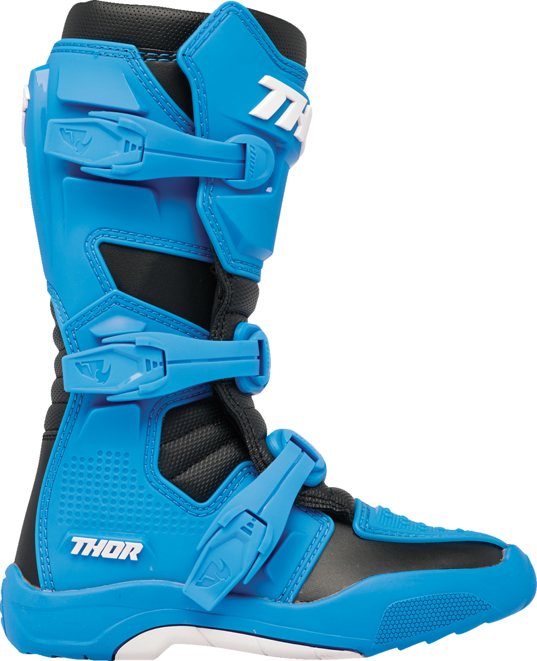 THOR Youth Blitz XR Boots - Black/Blue, Part Number 3411-0733