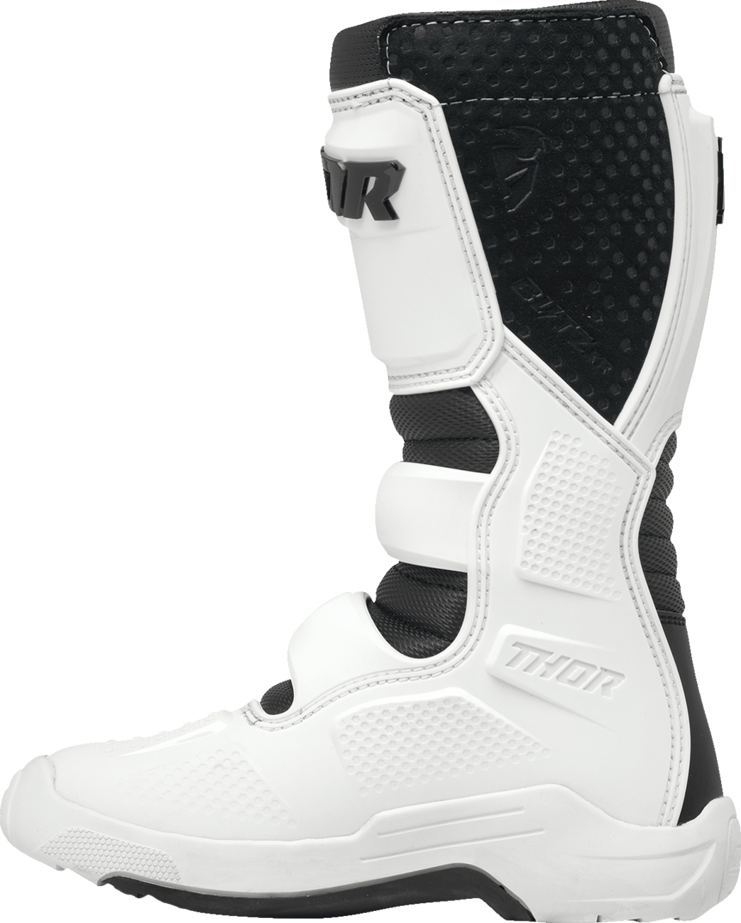THOR Youth Blitz XR Boots - White/Black, Part Number 3411-0747