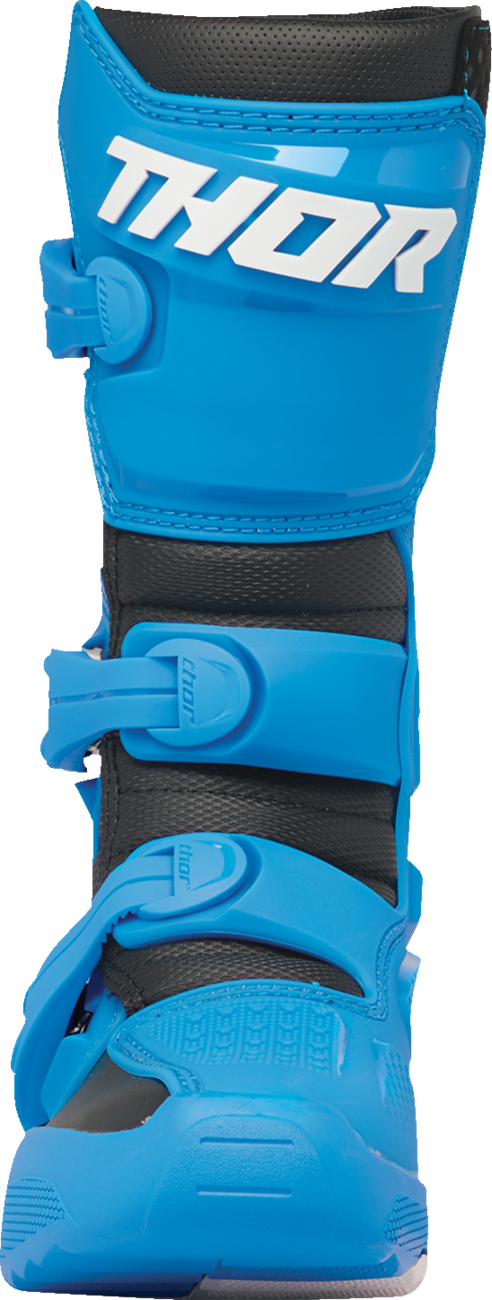 THOR Youth Blitz XR Boots - Black/Blue, Part Number 3411-0733