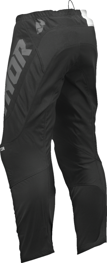 THOR Sector Checker Pants - Black/Gray US 28 | Durable Motocross Gear with Stretch Panels