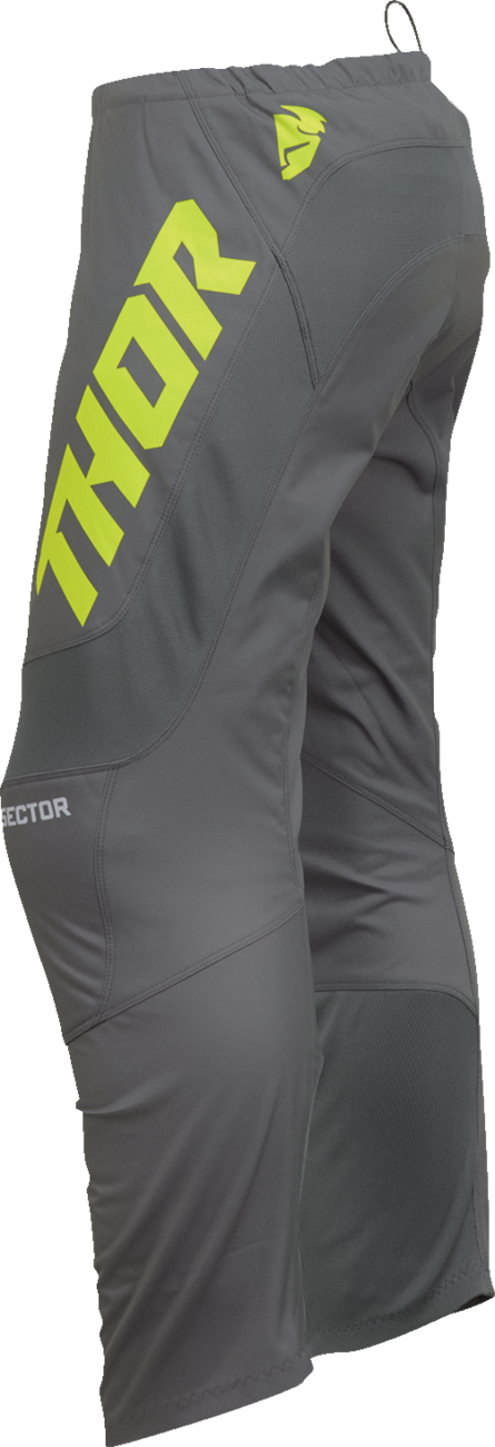 THOR Sector Checker Pants - Gray/Acid US 28 by THOR Part Number 2901-11005