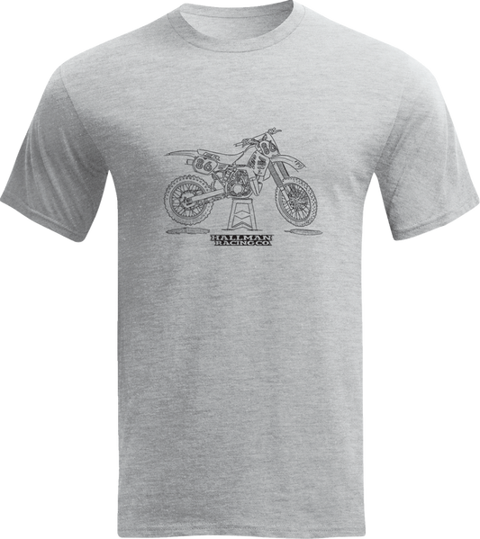 THOR Hallman 2 Smoker T-Shirt - Gray, Small - Part Number 3030-23496