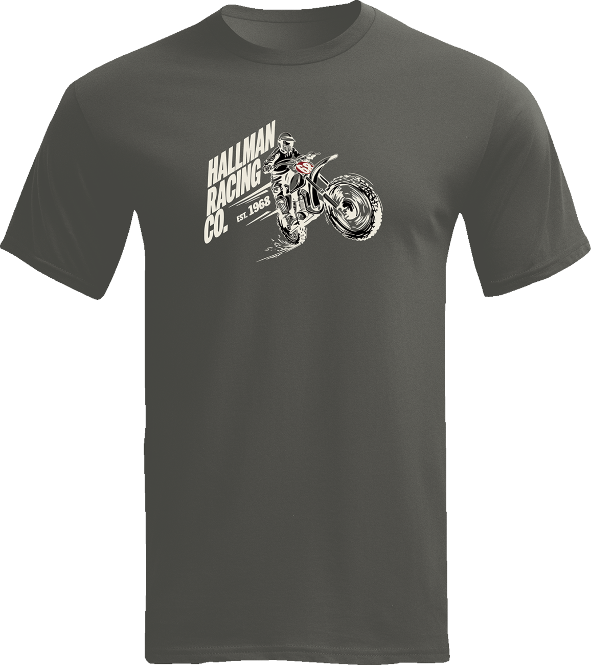 THOR Hallman Roostin T-Shirt - Charcoal, Medium - Part Number 3030-23512