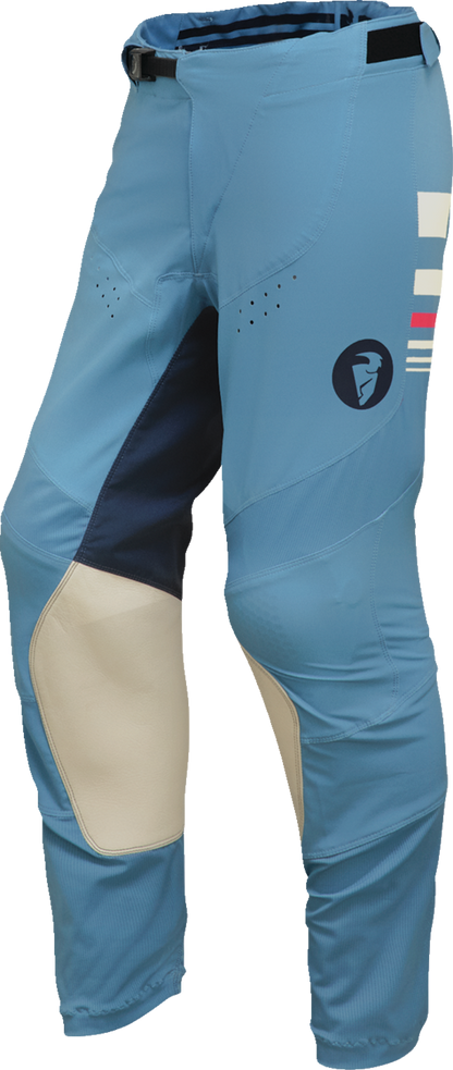 THOR Women's Prime Blaze Pants - Blue Steel/Vintage White US 7/8 - Part Number 2902-0359
