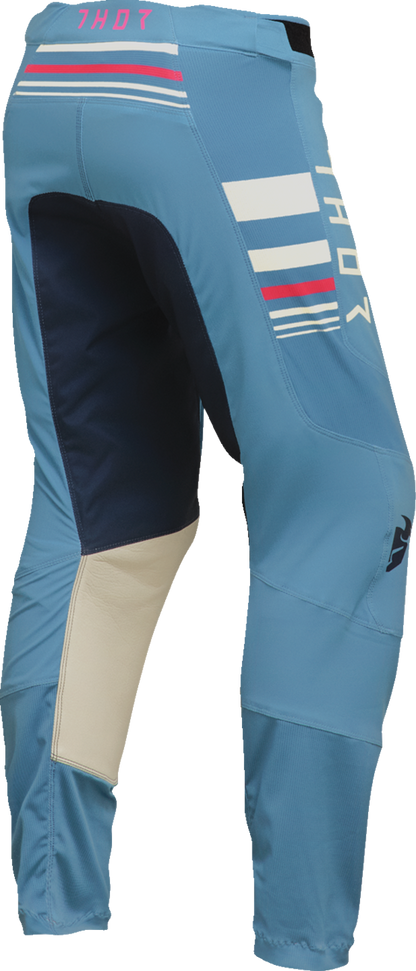 THOR Women's Prime Blaze Pants - Blue Steel/Vintage White US 7/8 - Part Number 2902-0359