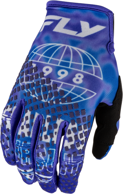 Youth Kinetic Blur Gloves Blue/Navy Ys