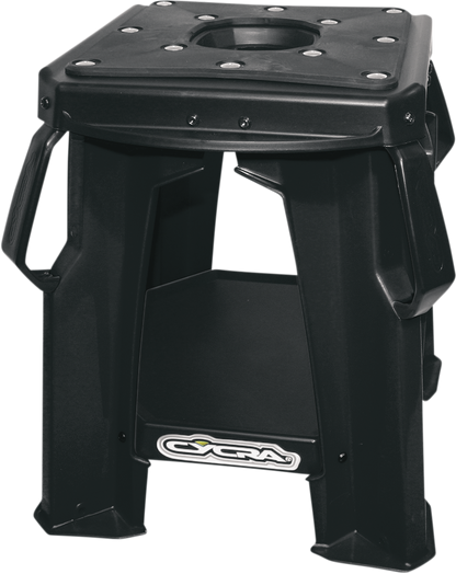 CYCRA Moto Stand Black 1CYC-2037-12UA – Durable Rubber Top with Built-In Tool Tray and Wide Guide Edges