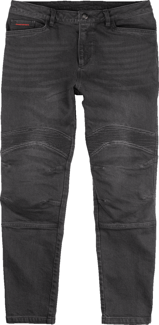 ICON Slabtown™ Jeans with D3O® Ghost Impact Protectors - Black, US 30, Part 2821-1445