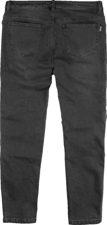 ICON Slabtown™ Jeans with D3O Ghost Impact Protectors – Black, US 32, Part Number 2821-1446