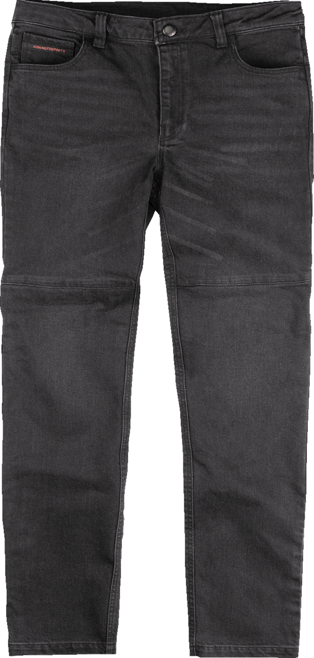 ICON Uparmor™ Covec® Jeans - Black US 30 with Removable D30® Ghost Knee Protectors