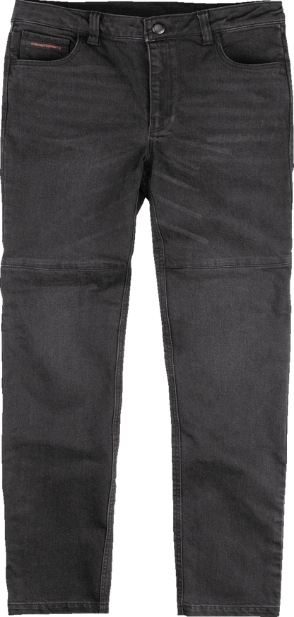 ICON Uparmor™ Covec® Jeans - Black US 30 with Removable D30® Ghost Knee Protectors