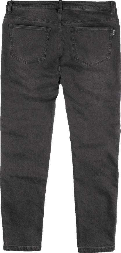 ICON Uparmor™ Covec® Jeans - Black US 30 with Removable D30® Ghost Knee Protectors