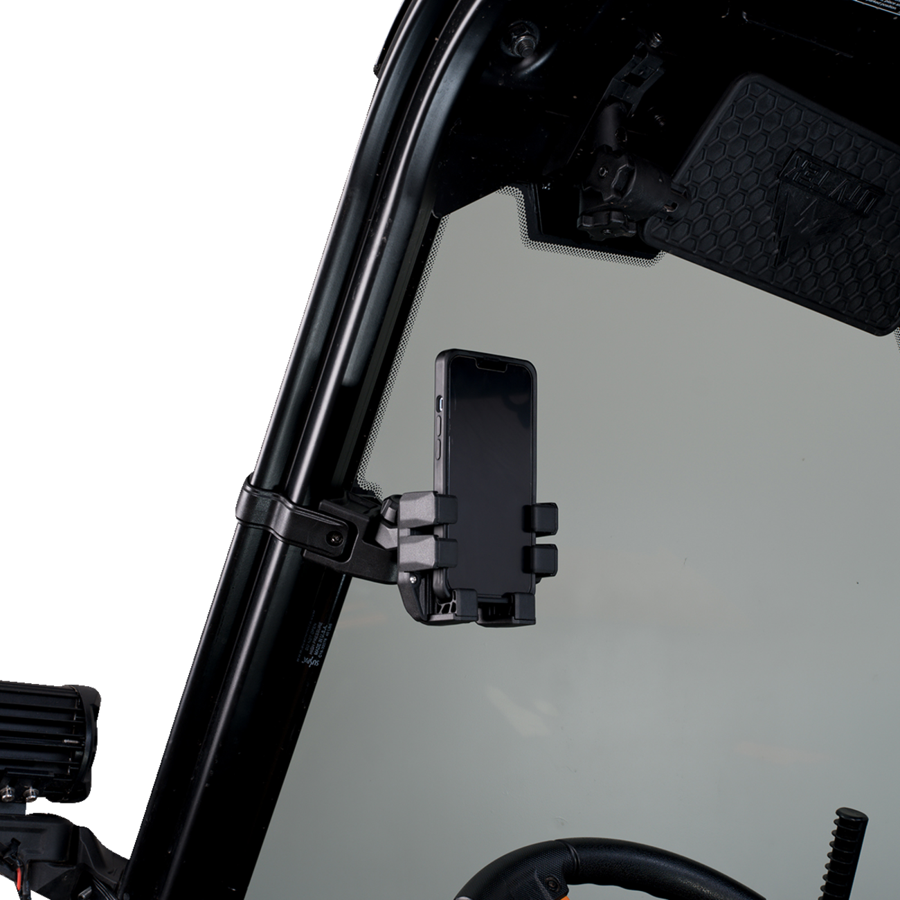 Moose Offroad UTV Phone Holder MSE-ESPHONE-1 – Universal Mount with Adjustable Cradle and Vibration Isolation