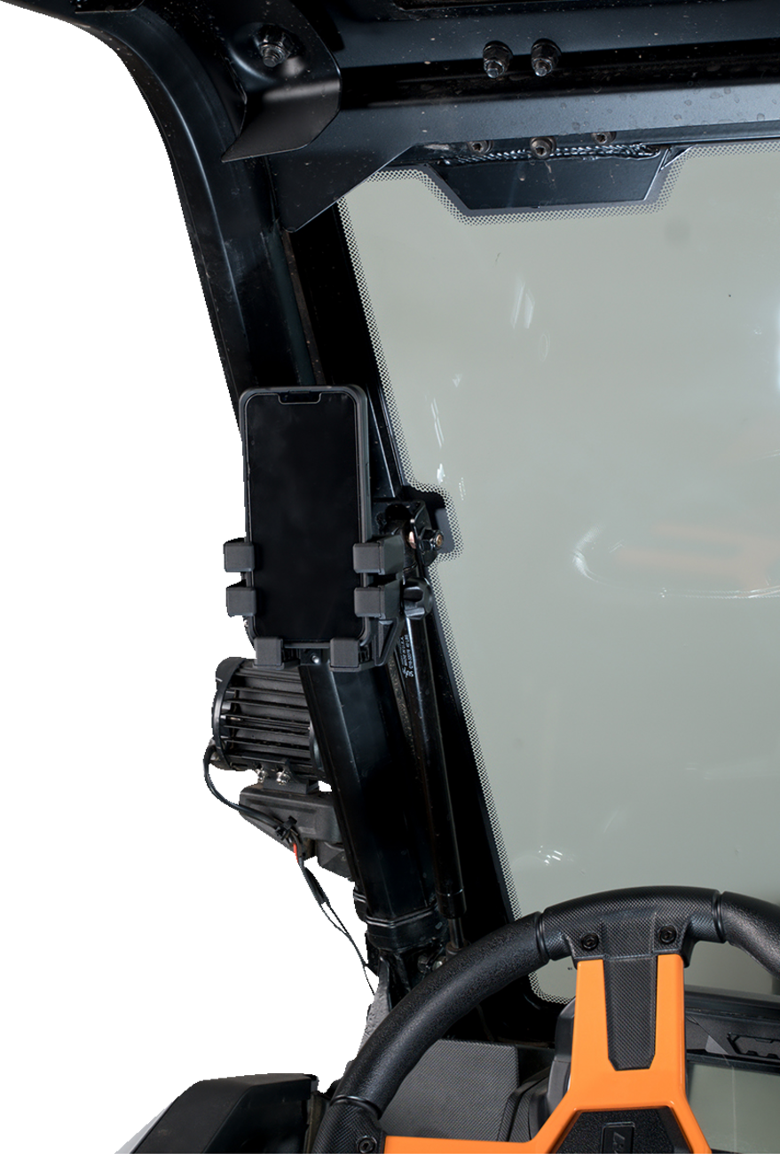Moose Offroad UTV Phone Holder MSE-ESPHONE-1 – Universal Mount with Adjustable Cradle and Vibration Isolation