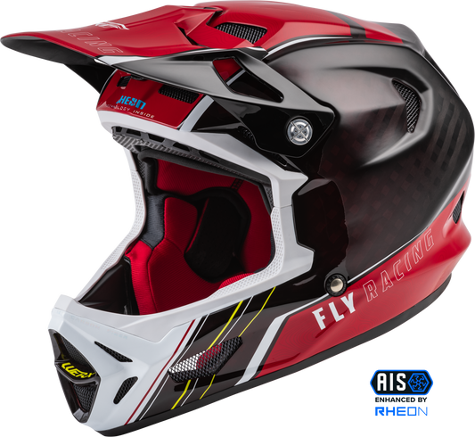 YOUTH WERX-R CARBON HELMET RED CARBON YL