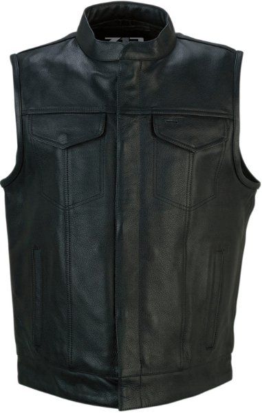 Z1R Vindicator Cowhide Leather Vest w/CC Pockets