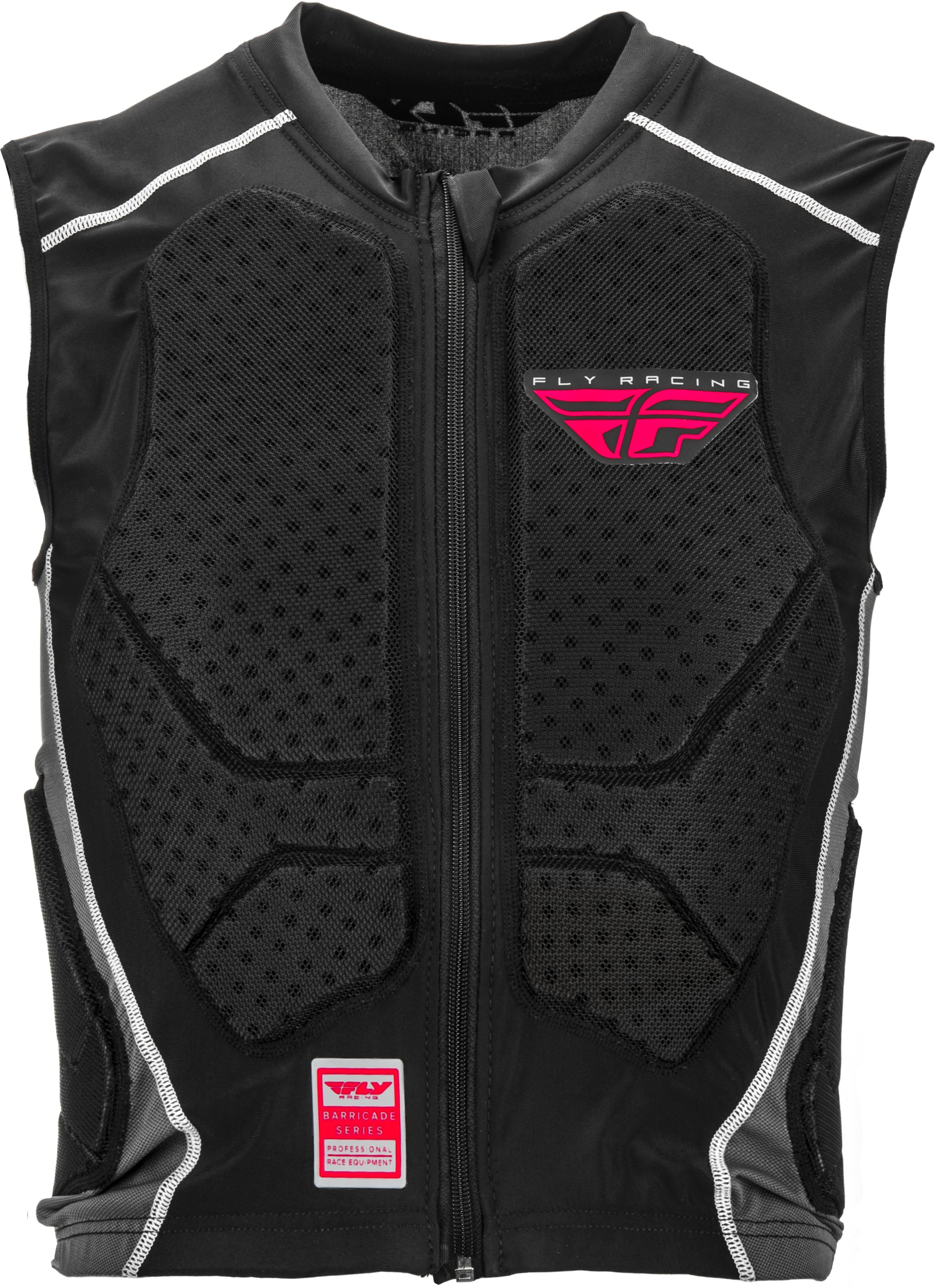 Fly Racing Barricade Zip Vest Small/Medium - Impact-Resistant Riding Vest with CE Certified Protection