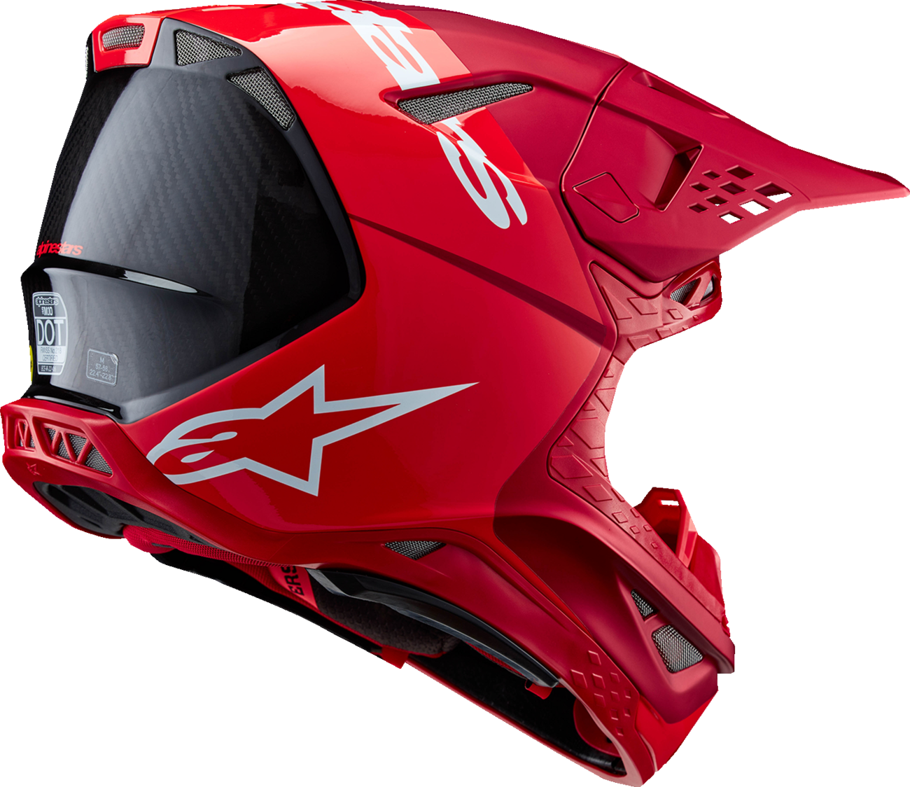Alpinestars Supertech M10 Helmet Flood - MIPS® Red Fluo/Red, Medium