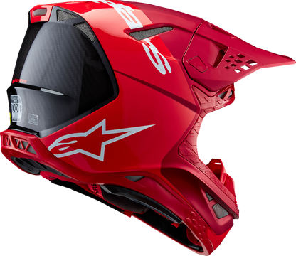 Alpinestars Supertech M10 Helmet Flood - MIPS® Red Fluo/Red, Medium