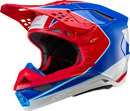 Alpinestars Supertech M10 Helmet Aeon MIPS® Bright Red/Blue, Size 2L - Part 8301923-3017-2X