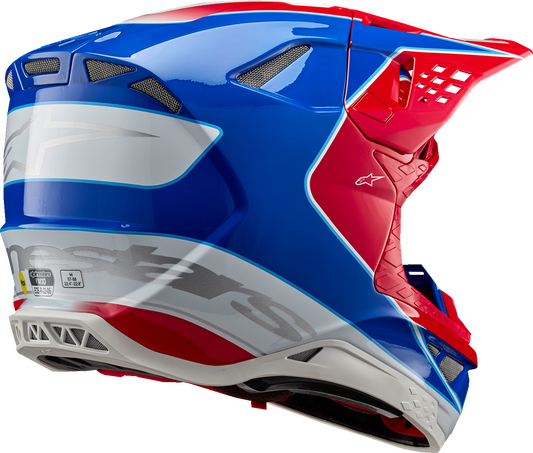 Alpinestars Supertech M10 Helmet Aeon MIPS® Bright Red/Blue, Size 2L - Part 8301923-3017-2X